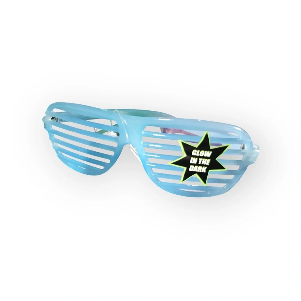 Glow In The Dark Shutter Streetwear Glasses Trending on Socials Deadstock